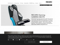 recaro.com Webseite Vorschau