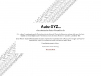 auto-xyz.de Webseite Vorschau