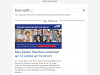 bau-welt.de Webseite Vorschau