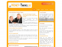 honey-twins.de Webseite Vorschau