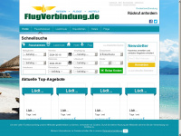 flugverbindung.de Webseite Vorschau