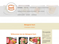 metzgerei-hach-partyservice.de Webseite Vorschau