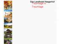 haagerhof.com Webseite Vorschau