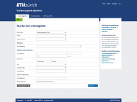 vvz.ethz.ch Webseite Vorschau