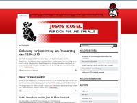 jusos-kusel.de Webseite Vorschau