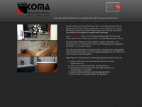 koma-fliesen.de Webseite Vorschau