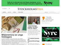 stockholmsfria.se Webseite Vorschau