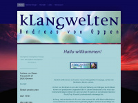 klangwelten.info Webseite Vorschau