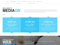 mediaon.com Webseite Vorschau