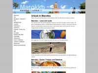 marokko-und-urlaub.de Webseite Vorschau