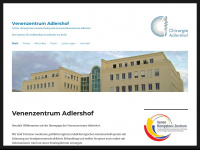 venenzentrum-adlershof.de Webseite Vorschau