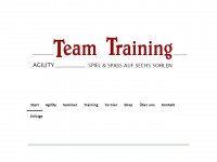 teamtraining.li Webseite Vorschau