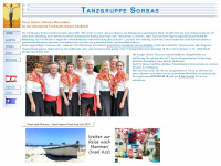 tanzgruppe-sorbas.info Webseite Vorschau