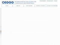 oeggg.at Webseite Vorschau