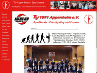 sportkarate-appenheim.de Webseite Vorschau