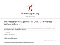 physiosupport.org Webseite Vorschau