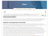 abitur.be Webseite Vorschau