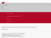 igem.ch Webseite Vorschau