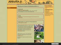 arrata.info Webseite Vorschau