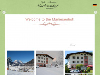 marliesenhof.at Webseite Vorschau