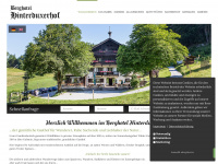 hinterduxerhof.at Webseite Vorschau