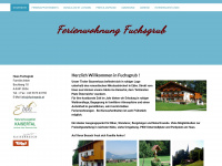 fuchsgrub.at Webseite Vorschau