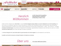 haus-fischbacher.at Webseite Vorschau