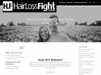 hairlossfight.com Webseite Vorschau