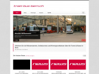 tram-bus-bern.ch Webseite Vorschau