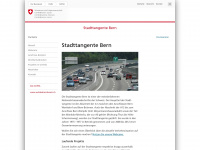 stadttangentebern.ch Webseite Vorschau
