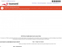 tsunami-sport.com Webseite Vorschau
