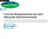 schwarzwaldheu.de Webseite Vorschau