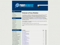 proxywebsites.biz Webseite Vorschau