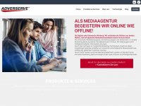 adverserve.com Webseite Vorschau