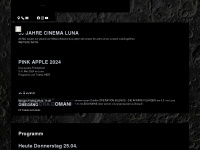 cinemaluna.ch Webseite Vorschau