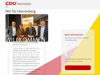 cdu-herrenberg.de Webseite Vorschau