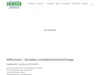 stuckateur-ebinger.de Webseite Vorschau