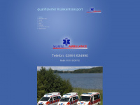 mueritz-ambulance.de Webseite Vorschau