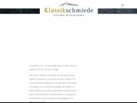 klassikschmiede.com Webseite Vorschau