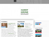 hardy-gruene.de Webseite Vorschau