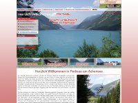 tourismus-pertisau.at Webseite Vorschau