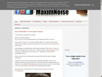 maximnoise.de Webseite Vorschau