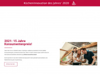 kuecheninnovationspreis.de Webseite Vorschau