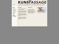 kunstpassage.net Webseite Vorschau