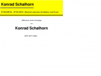konradschalhorn.de Webseite Vorschau