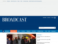 broadcastnow.co.uk Webseite Vorschau