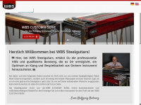wbssteelguitars.com Webseite Vorschau