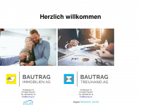 bautrag.ch Webseite Vorschau