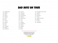 bad-boys-on-tour.de Webseite Vorschau