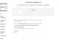 veronika-picmanova.de Webseite Vorschau